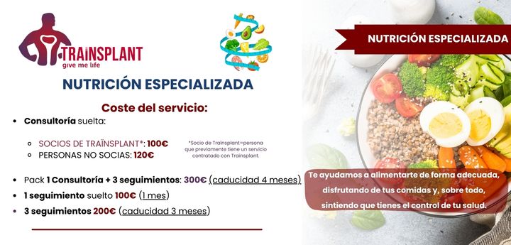 Nutrición especializada.
